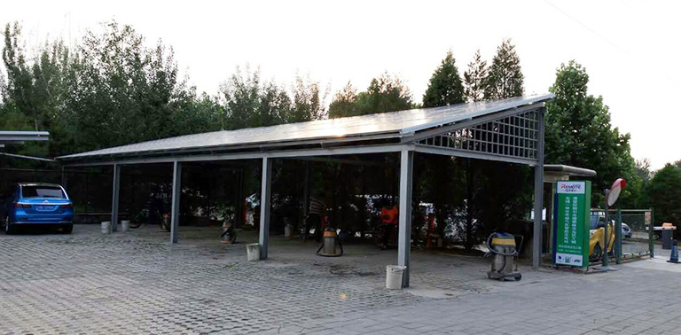 區城府光伏車棚充電站